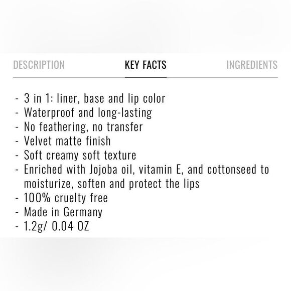 IL MAKIAGE Waterproof Lipliner in Antique (Rose) 501. Full Size. Brand N… - Picture 7 of 13